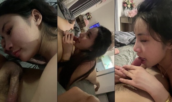 Em thần dâm Phương Thảo nghiện bú cu còn tiện miệng liếm cả đít cho anh